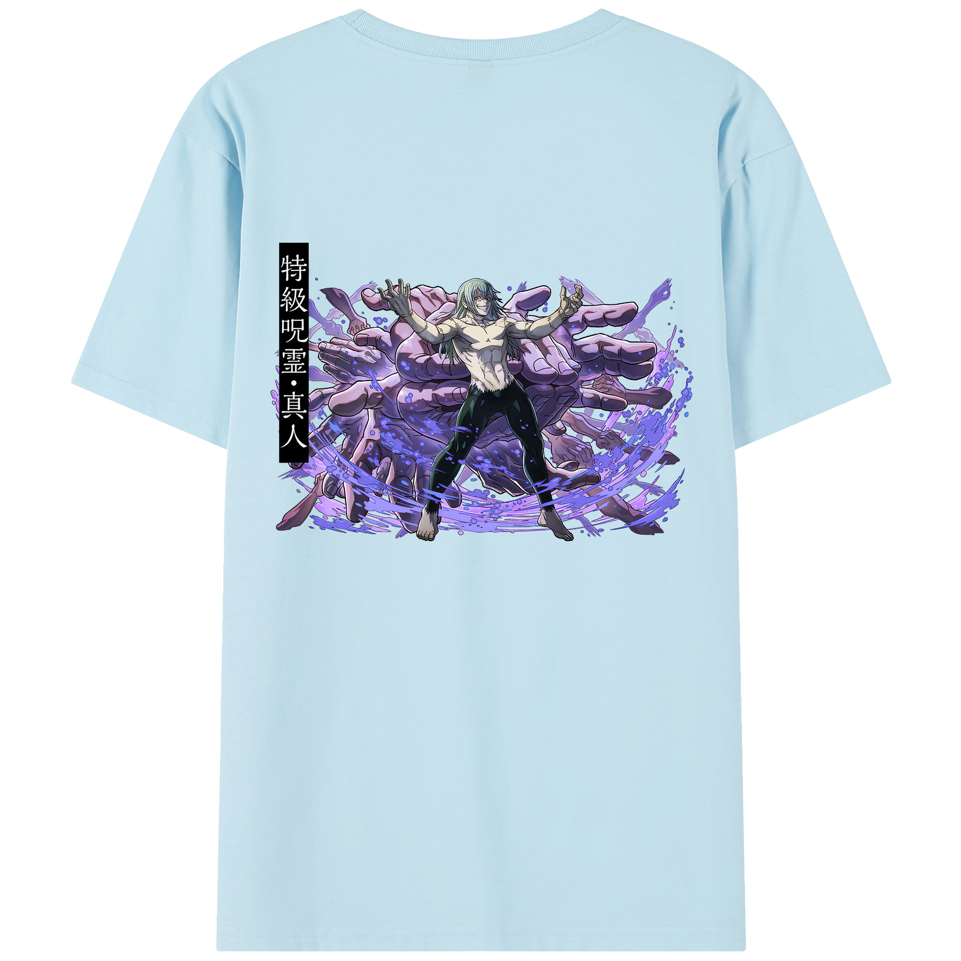 （画像用） 呪術廻戦 Jujutsu Kaisen 綿100％半袖Tシャツ（背面プリント）